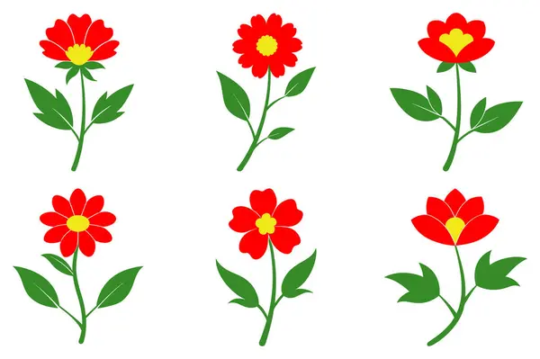 Renkli çiçek vektör sanatını caydırır