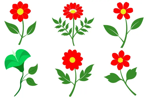 Renkli çiçek vektör sanatını caydırır