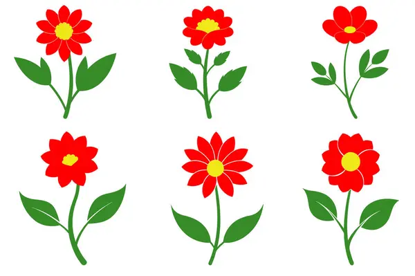 Renkli çiçek vektör sanatını caydırır