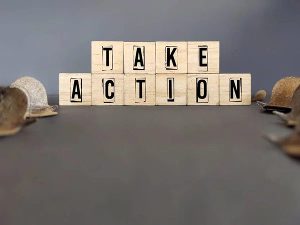 İlham verici ve motive edici kavram - aksiyon metni arkaplanı alın. Stok fotoğrafı.