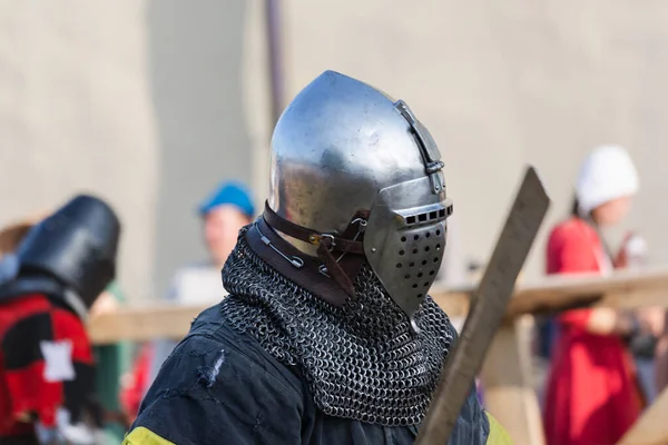 Istorical Restoration Knightly Fights Summer Time Medieval Festival Festival Medieval — Foto de Stock
