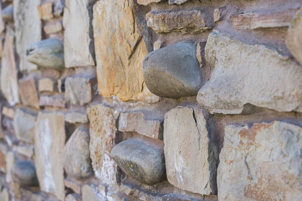 Pattern Stone Wall Surface Texture Stone Wall Stone Fence Gray — Stock Photo, Image