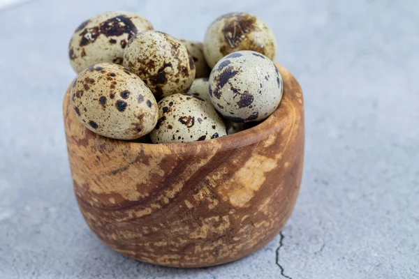 Easter Quail Eggs Spring Background Small Easter Quail Eggs Vintage — Stock Photo, Image