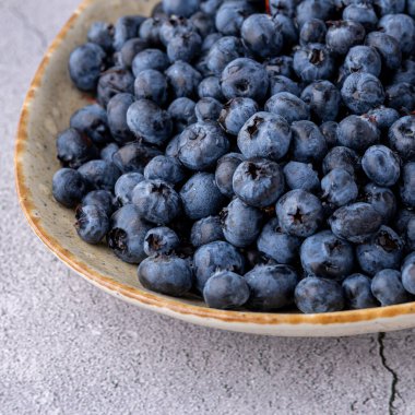 Taze yaban mersini arkaplanı. Yaban mersini dokusunu kapat yabanmersini antioksidan Organik Dengeli Kâse Sağlıklı Beslenme