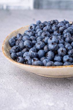 Taze yaban mersini arkaplanı. Yaban mersini dokusunu kapat yabanmersini antioksidan Organik Dengeli Kâse Sağlıklı Beslenme