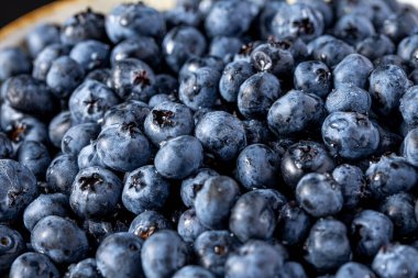 Taze yaban mersini arkaplanı. Yaban mersini dokusunu kapat yabanmersini antioksidan Organik Dengeli Kâse Sağlıklı Beslenme