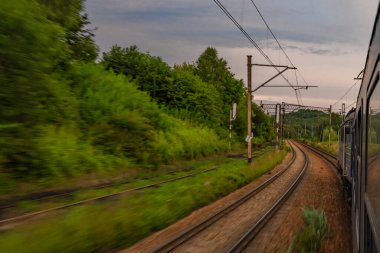 Güney Polonya 'da Bohumin' den Leba ve Hel 'e giden yaz oruç treni