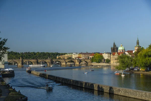 Prag 2023 Yaz Aylarında Sermaye Yürüyüşü — Stok fotoğraf