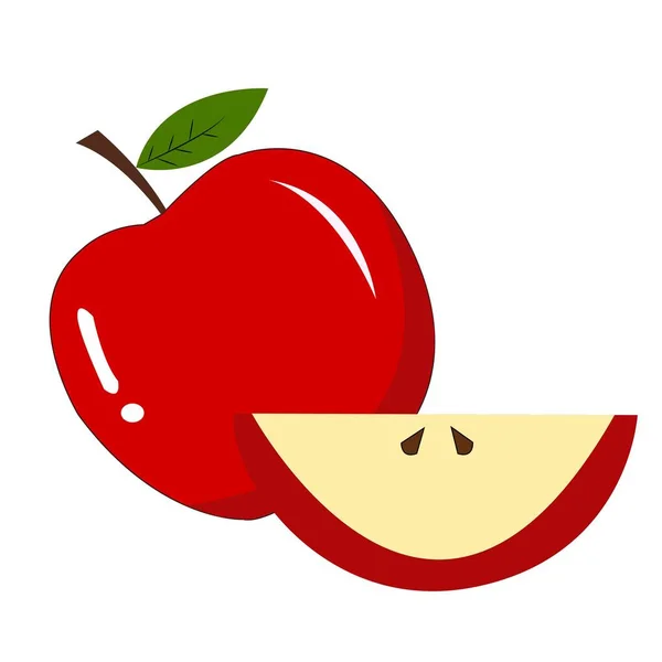 Red Apple Jpg Voor Liefhebbers Van Een Appel — Stockfoto