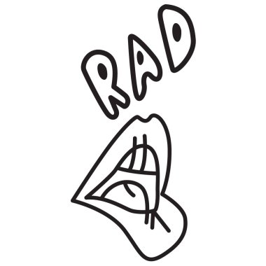 Elle çizilmiş bir kadın resmi.