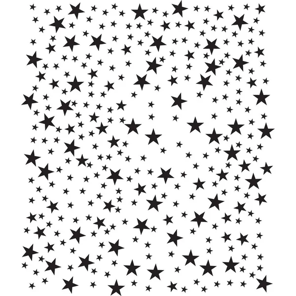 带星星和圆点的抽象背景 免版税图库插图