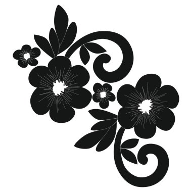 çiçekli sanat vektör arkaplanı