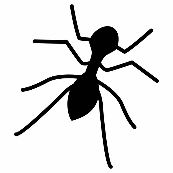 8 bacaklı örümcek vektör deseni
