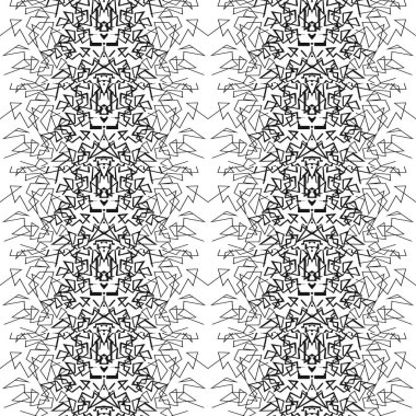 Matris kavramı siyah ve beyaz arkaplan vektör resmi