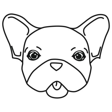 Beyaz Arkaplan Resimli Puppy Dog 'un Çizimi - Beyazların İllüstrasyonu,