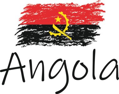  Angola bayrak logosu ve vektörü 