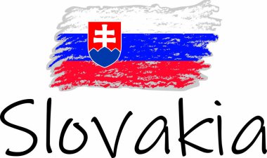 Slovakya bayrak logosu ve vektörü 