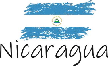 Nikaragua bayrak logosu ve vektörü 