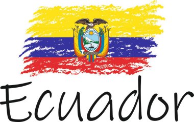 Kolombiya bayrak logosu ve vektörü 