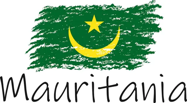 Mauritania bayrak logosu ve vektörü 