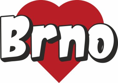 Paris şehir metin tasarım ile kırmızı kalp tipografik simgesi tasarım turistik tanıtımı için uygun