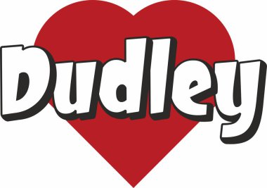 Turistik tanıtım için uygun kırmızı kalp tipografik simge tasarımlı şehir metin tasarımı