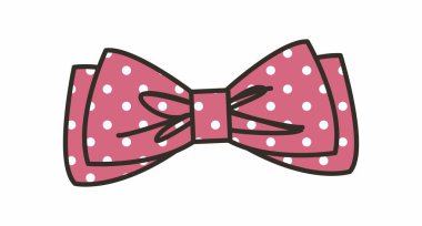 Papyon renginde karalama çizimi. Düğün için el çizimi klasik kurdele boyun yayı, moda öğesi. İzole vektör illüstrasyonu.