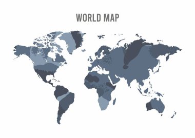 Arkaplanda dünya haritası çizimi