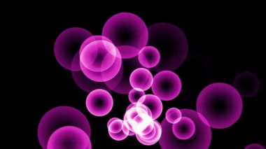 Siyah arkaplandaki kabarcıkların görüntüsü