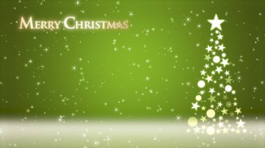 Noel ağacı ve parıltılı renkli arkaplan ve Noel harfleri