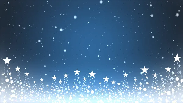 Рождественская Елка Цветной Фон Падающими Снежинками — стоковое фото