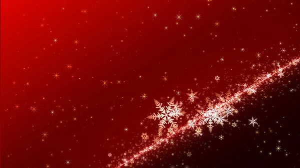 Kristal Van Sneeuw Glitter Fladderen Een Gekleurde Achtergrond — Stockfoto