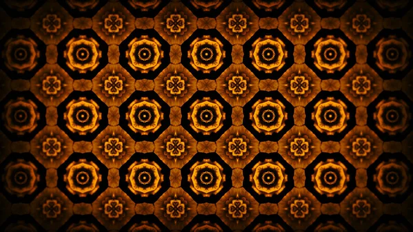 Ein Bild Dem Sich Muster Wie Ein Mandala Oder Kaleidoskop — Stockfoto