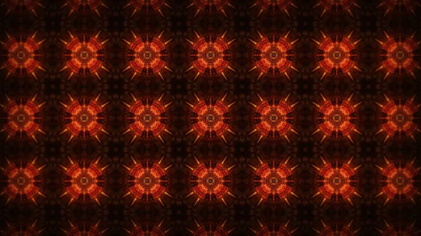 Egy Kép Amelyben Minták Ismétlődnek Mint Egy Mandala Vagy Kaleidoszkóp — Stock Fotó