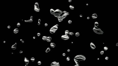 Hücre bölünmesi gibi sıvılaşan metal görüntüsü