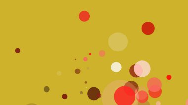 Çemberler renkli bir arkaplanda ortaya çıkar