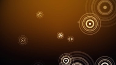 Çemberler renkli bir arkaplanda ortaya çıkar