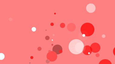 Çemberler renkli bir arkaplanda ortaya çıkar