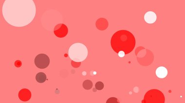 Çemberler renkli bir arkaplanda ortaya çıkar