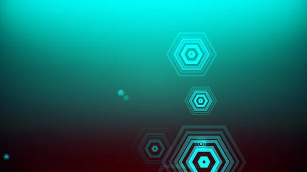 Hexagons Lente Een Kleurrijke Achtergrond — Stockfoto