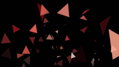 Üçgen siyah bir arkaplanda belirir.