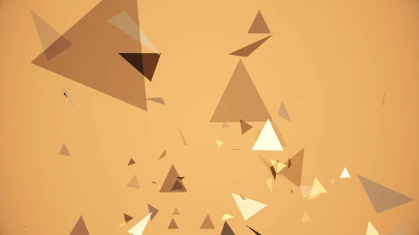 Треугольники Возникают Красочном Фоне — стоковое фото