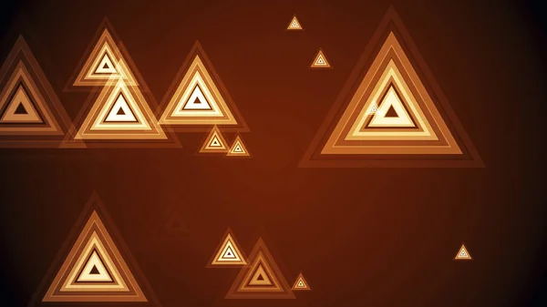 삼각형들이 나타나고 — 스톡 사진