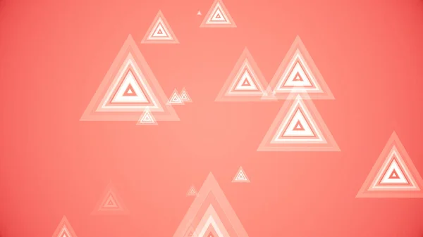 Üçgenler Renkli Bir Arkaplanda Belirir — Stok fotoğraf