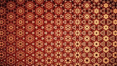 Kalıbın bir kaleydoskop gibi değiştiği bir resim