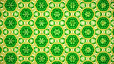 Kalıbın bir kaleydoskop gibi değiştiği bir resim