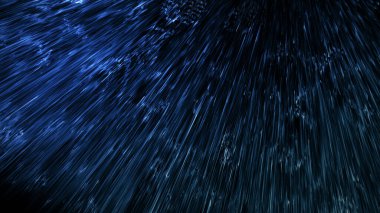 Siyah arkaplana düşen yağmur görüntüsü