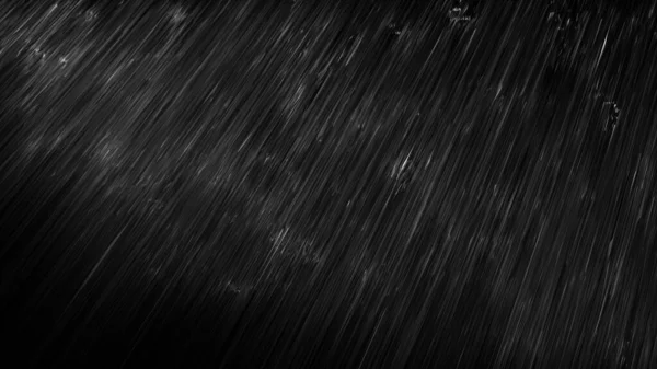 Siyah Arkaplana Düşen Yağmur Görüntüsü — Stok fotoğraf