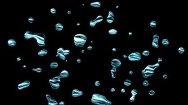 Hücre bölünmesi gibi sıvılaşan metal görüntüsü