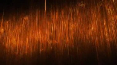 Siyah arkaplana düşen yağmurun görüntülerini döngü halinde göster